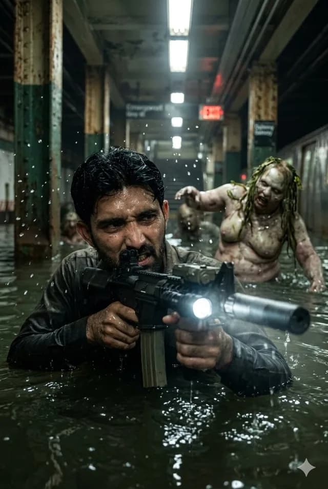 Flooded Subway Horror Chase preview image 1