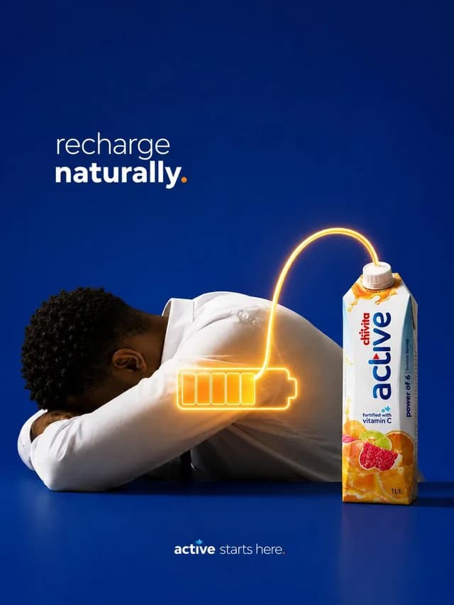Natural Recharge Drink Ad preview image 1