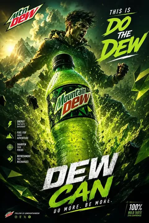 Luxury Drink Advertisement Poster preview image 1
