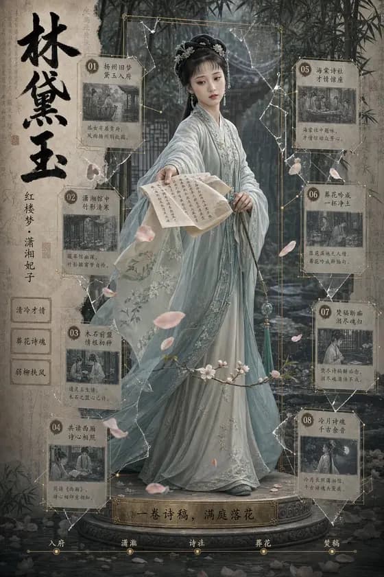Lin Daiyu Period Drama Poster preview image 1