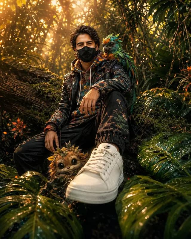Hyper-Realistic Fantasy Jungle Adventure preview image 1