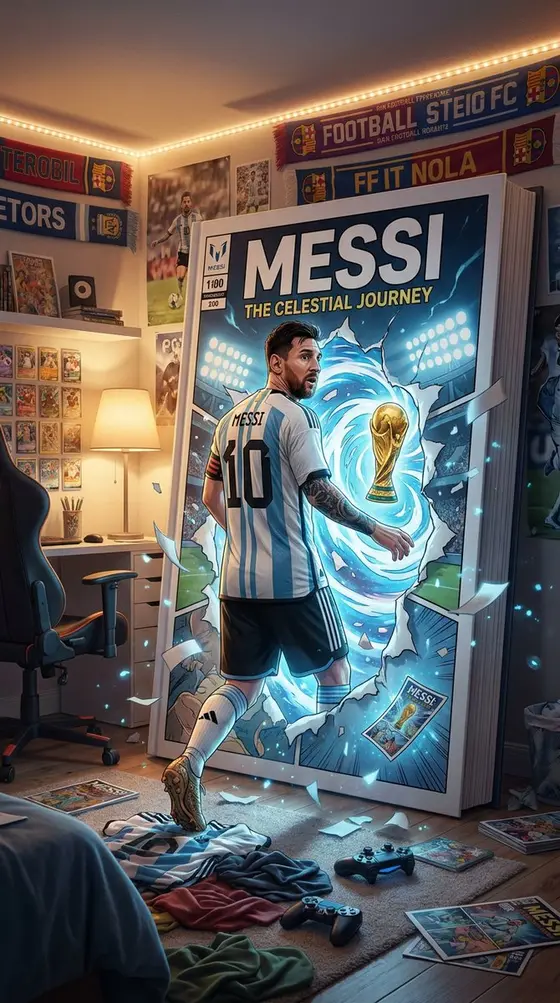 Messi Comic Portal Bedroom preview image 1