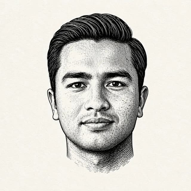 Monochrome Engraved Portrait preview image 1