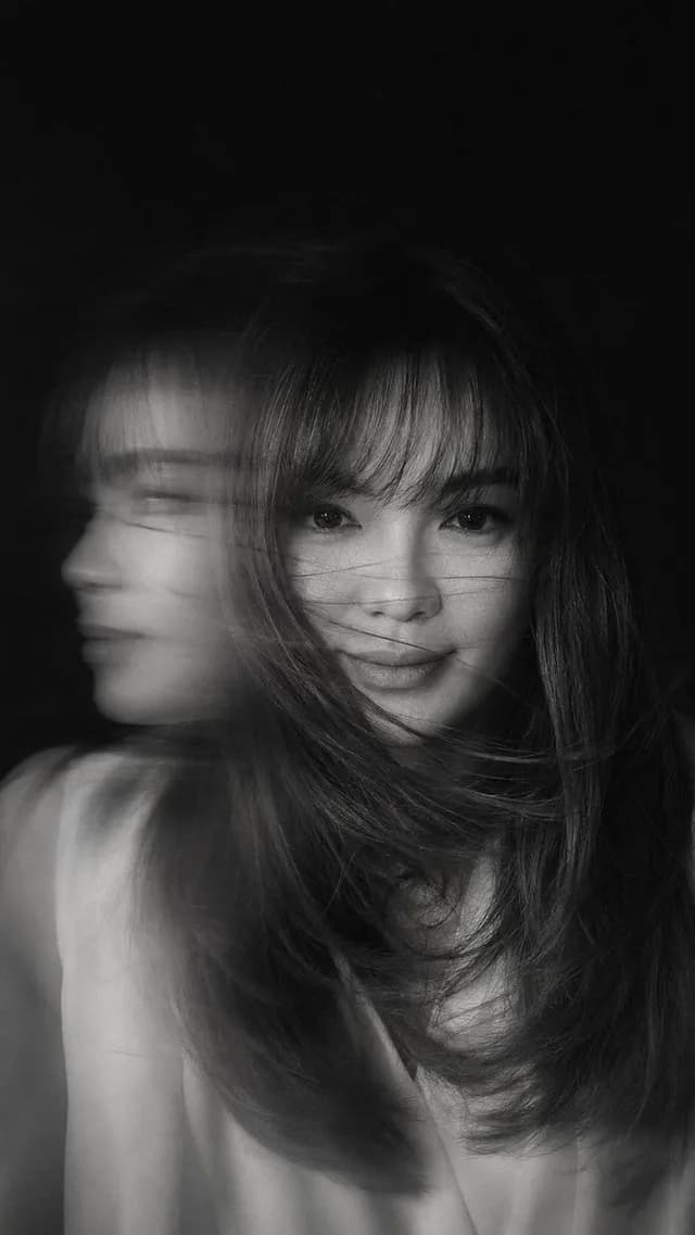 Cinematic Black and White Motion Portrait preview image 1