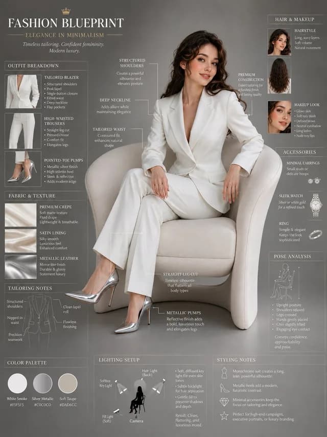 Professional Fashion Blueprint Editorial Sheet preview image 1