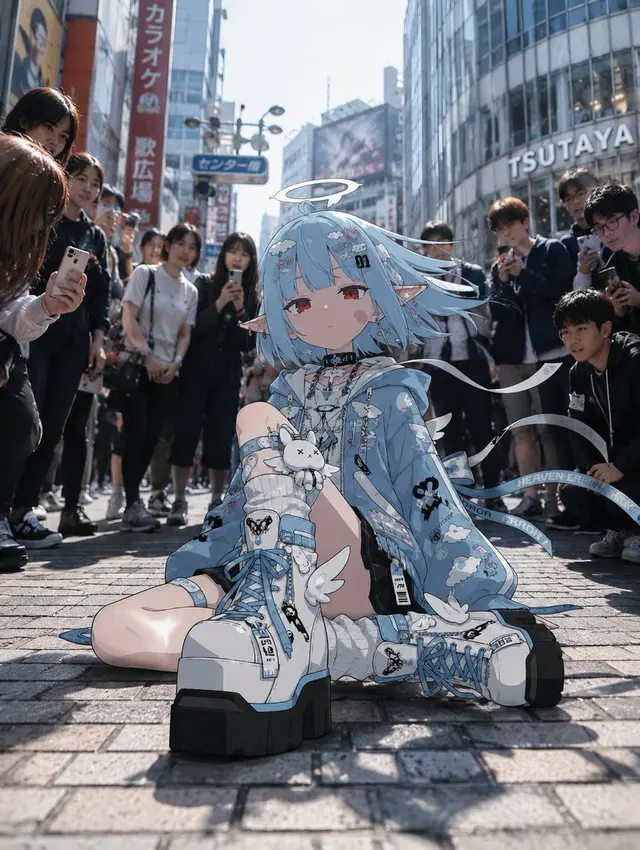 Anime Character in Real Tokyo Street preview image 1