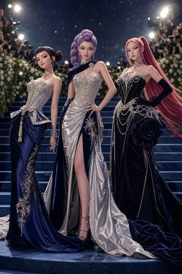Anime-Inspired Met Gala Trio preview image 1