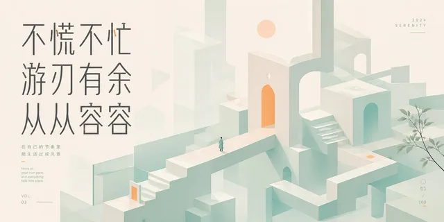 Serene Monument Valley Poster preview image 1