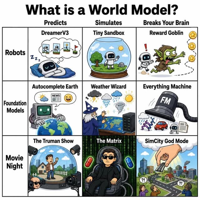 World Model Meme Grid preview image 1
