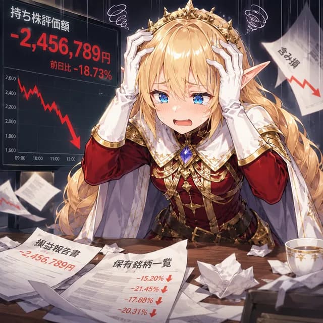Elf Queen Stock Market Loss Panic preview image 1