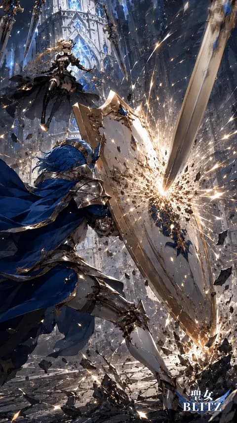 Gothic Cathedral Anime Battle preview image 1