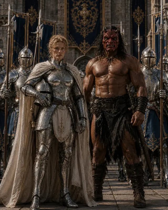 Cinematic Medieval Battle Attire preview image 1