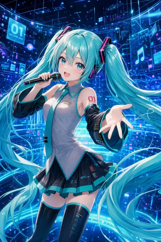 Cyber Vocaloid Concert Idol preview image 1