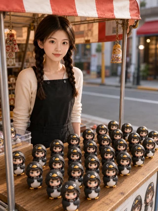 3D Chibi Toy Vendor Portrait preview image 1