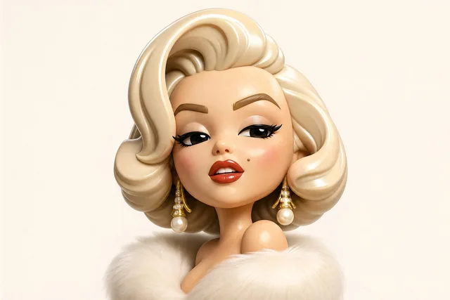 Stylized 3D Vinyl Toy Avatar preview image 1