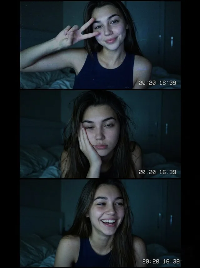 Vintage Webcam Photo Collage preview image 1