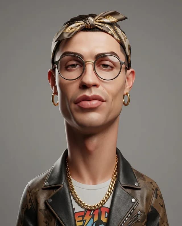 Stylized 3D Caricature Portrait preview image 1