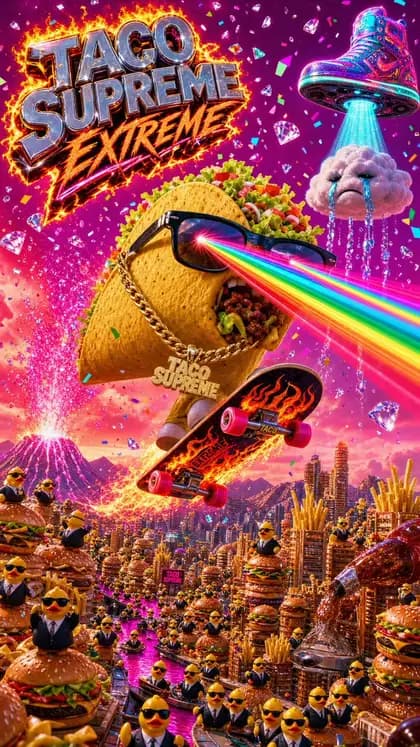 Taco Supreme Extreme Poster preview image 1