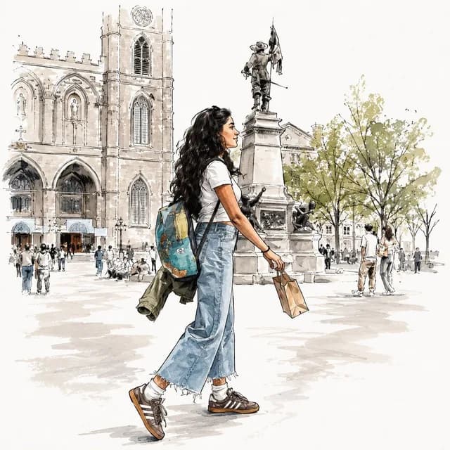 Vogue Style Fashion Illustration Sketch preview image 1