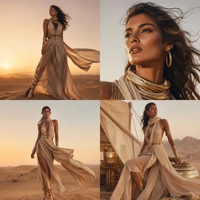 High-Fashion Desert Couture Shoot preview image 1