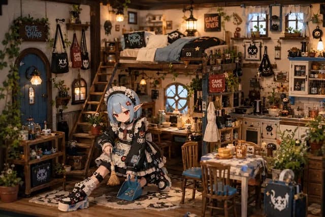Miniature Diorama Character Living Space preview image 1