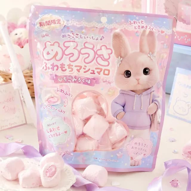 Kawaii Japanese Candy Packaging preview image 1