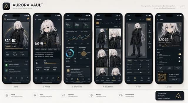 Next-Gen Mobile App UI Showcase preview image 1