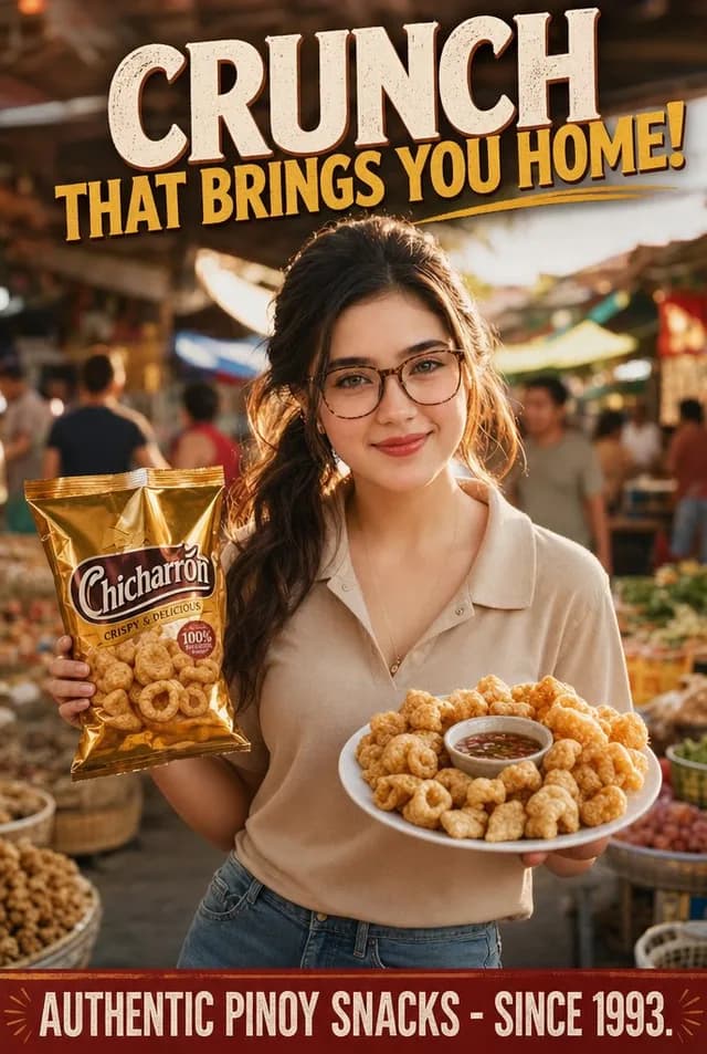 Nostalgic Filipino Chicharrón Ad preview image 1