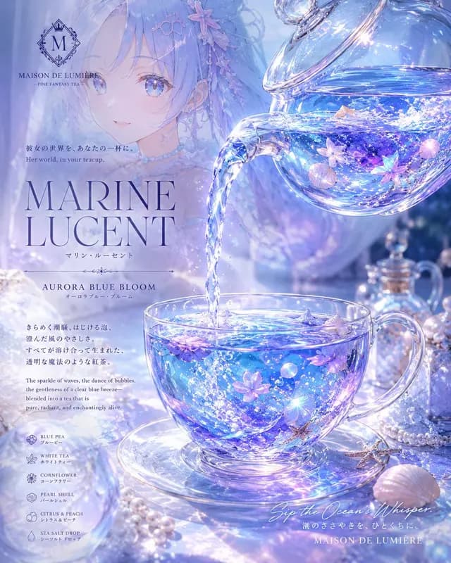 Marine Lucent Fantasy Tea Poster preview image 1