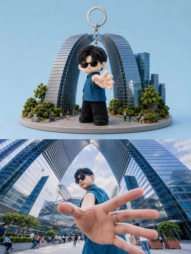 Toy Keychain vs Real Life Comparison preview image 1