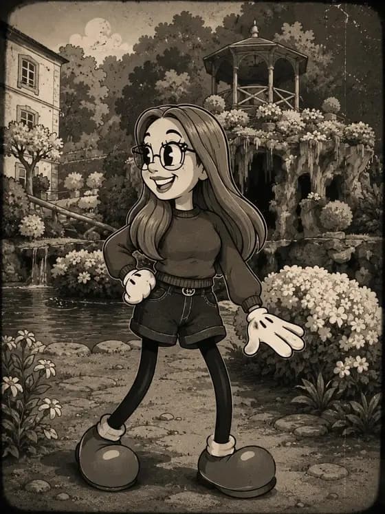 Vintage Rubber Hose Cartoon Transformation preview image 1