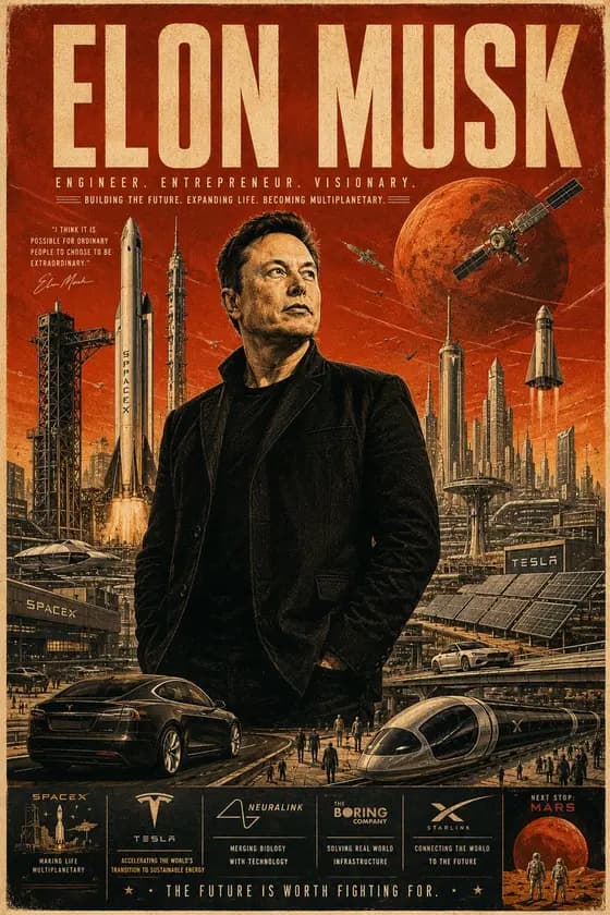 Retro Sci-Fi Propaganda Poster preview image 1