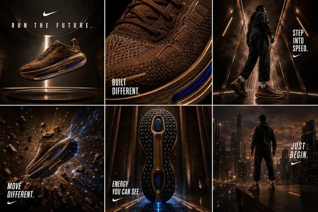 Nike Vomero Future Campaign Master Prompt preview image 1