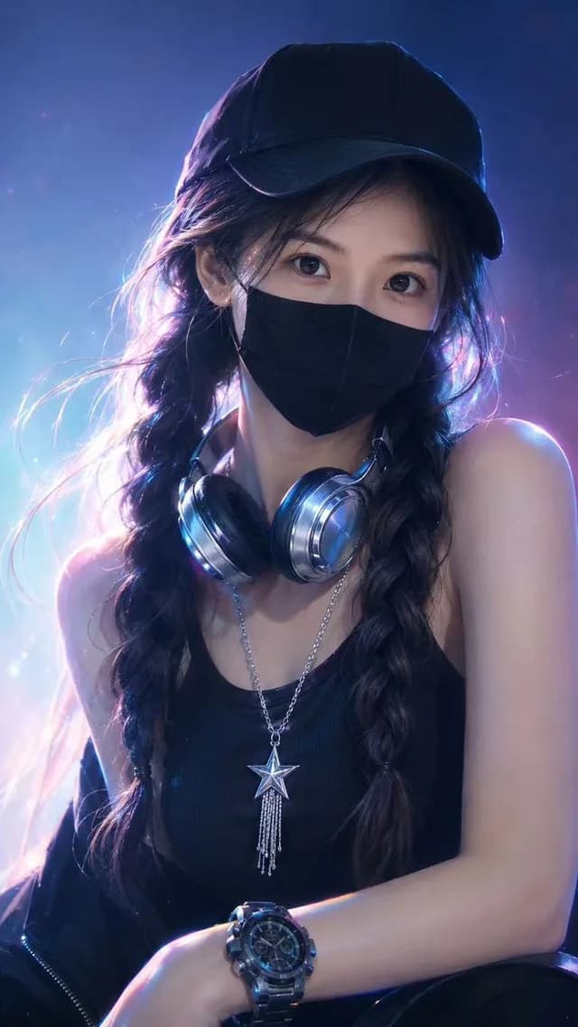 霓虹网络街头服饰肖像 preview image 1