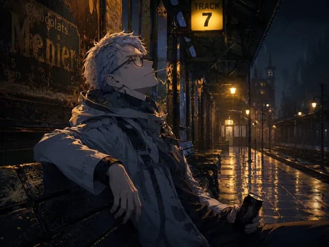 Cinematic Game Character in Midnight Station preview image 1