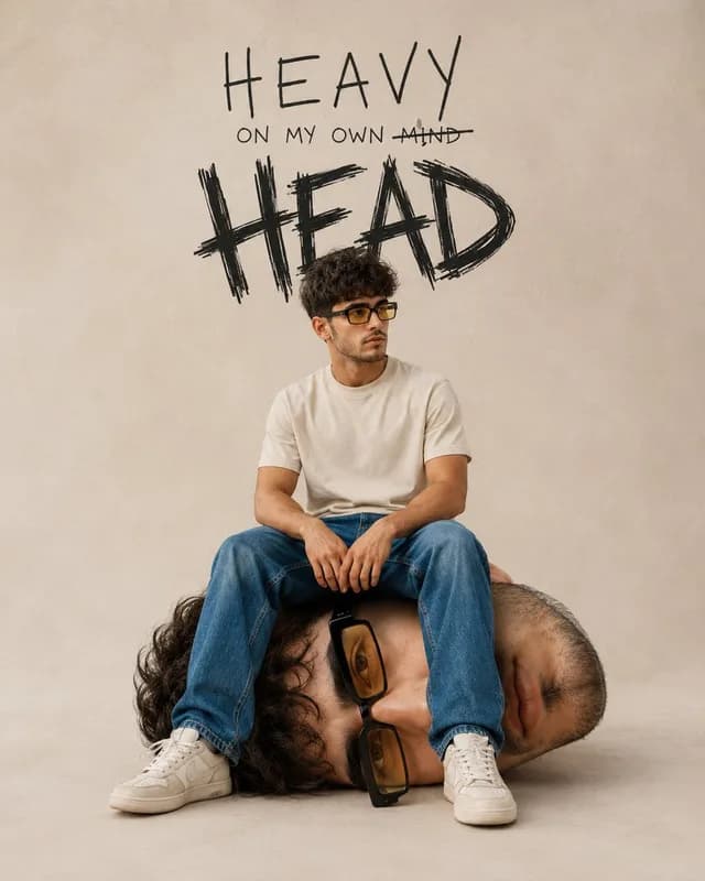 Surreal Conceptual Mind Portrait preview image 1
