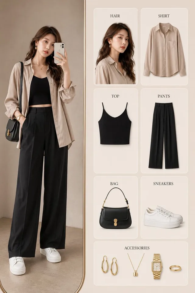 Fashion Outfit Breakdown Infographic preview image 1