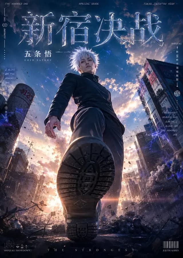 Live-Action Anime Movie Poster preview image 1