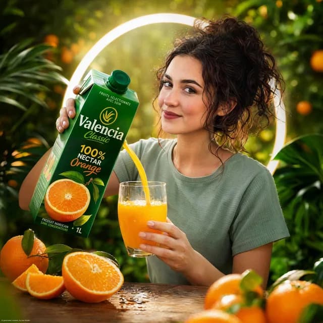 Orange Nectar Product Advertisement preview image 1