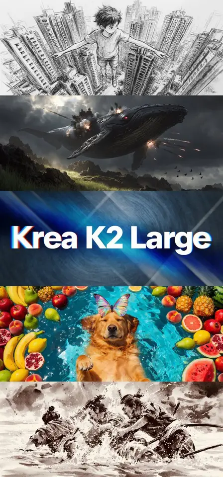 Krea K2 Large Five-Panel Showcase preview image 1