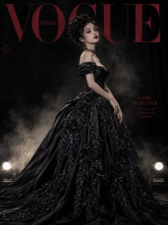 Gothic Luxury Magazine Cover preview image 1