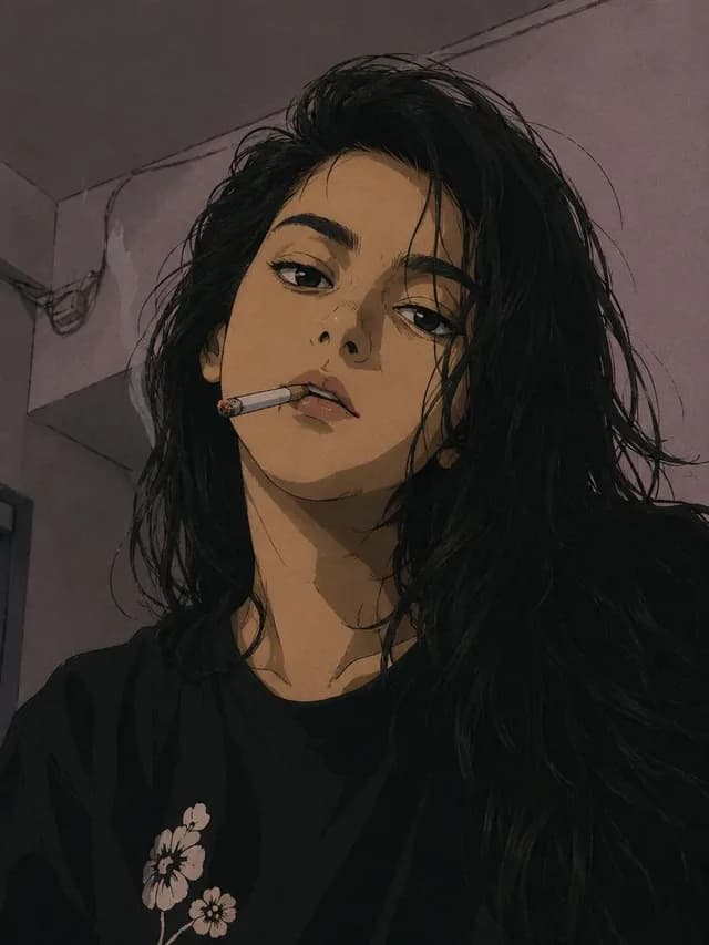 90s Anime Style Portrait Transformation preview image 1