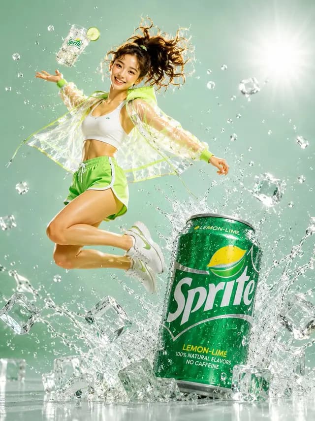Sprite Commercial Beverage Splash preview image 1