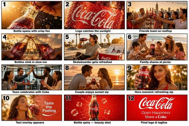 Commercial Storyboard Scene Generation preview image 1