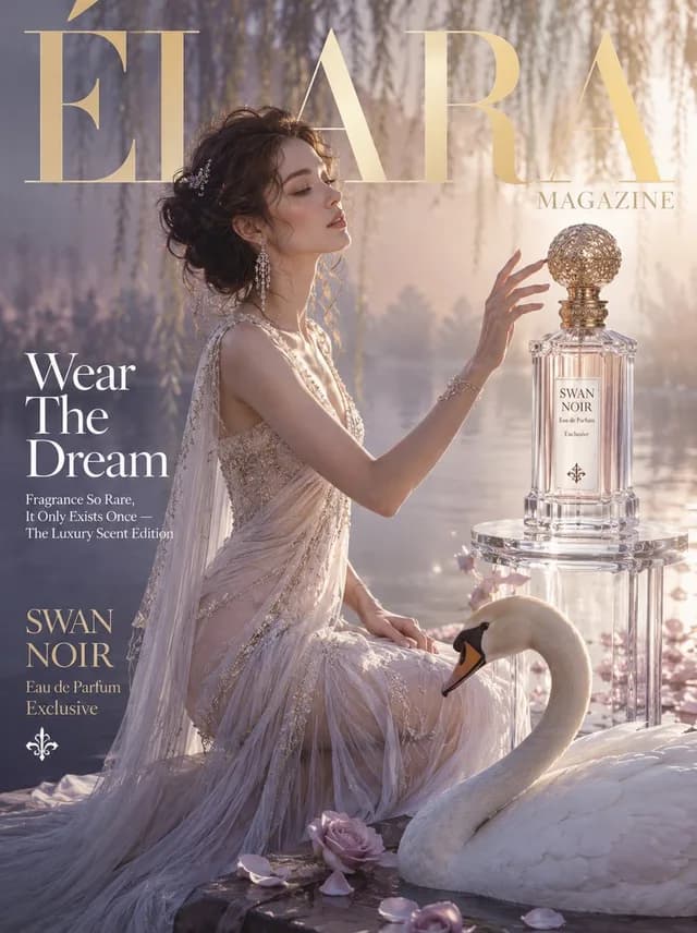 Élara Magazine Luxury Fragrance Cover preview image 1
