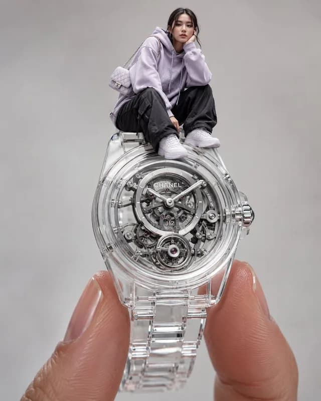 Surreal Luxury Wristwatch Fashion Campaign preview image 1