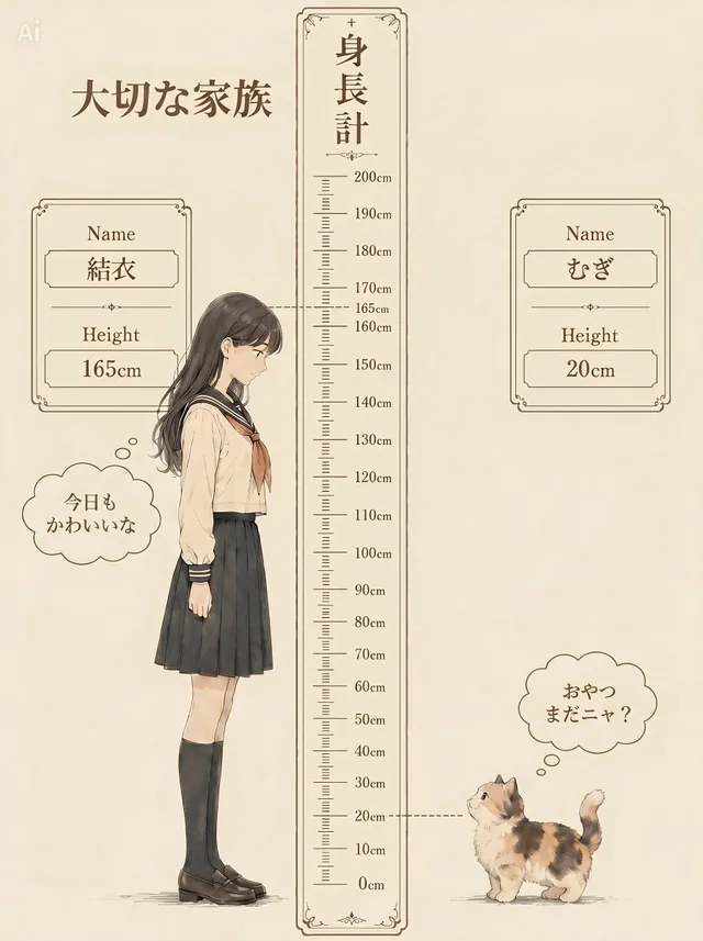 Nostalgic Height Chart Family Poster preview image 1