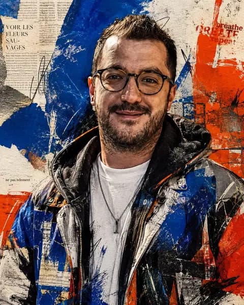 Censored Urban Collage Portrait preview image 1
