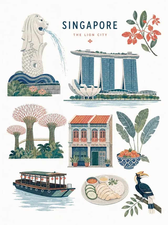 Mid-century Editorial Illustration preview image 1