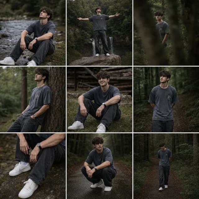 Forest Lifestyle Editorial Moodboard preview image 1